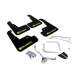 Rally Armor UR Series Black Urethane Mud Flaps for Subaru WRX 2015-2018