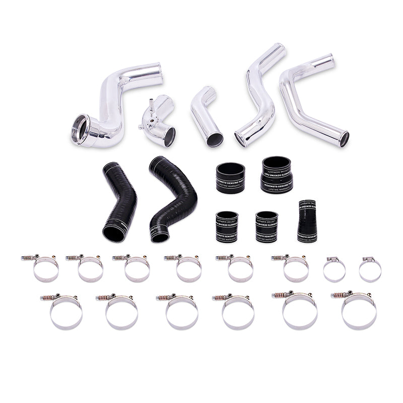 Mishimoto 2011-2014 Ford F-150 EcoBoost Silver Intercooler with Polished Pipes Kit