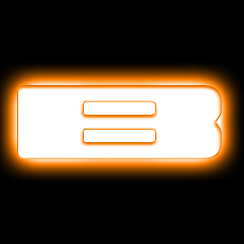 ORACLE Lighting Universal Illuminated LED Letter Badges - Matte White Finish - B