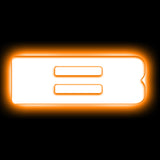 ORACLE Lighting Universal Illuminated LED Letter Badges - Matte White Finish - B