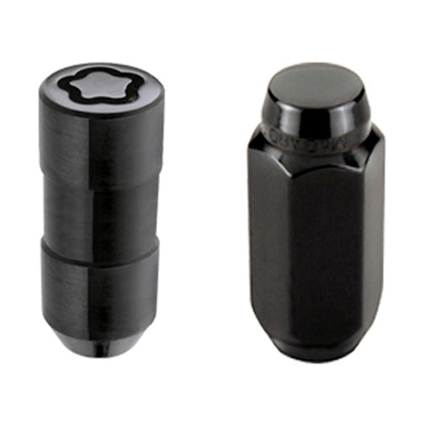 McGard 6 Lug Hex Install Kit with Wheel Locks for Chevrolet and GMC Vehicles - M14 x 1.5 Thread, Black