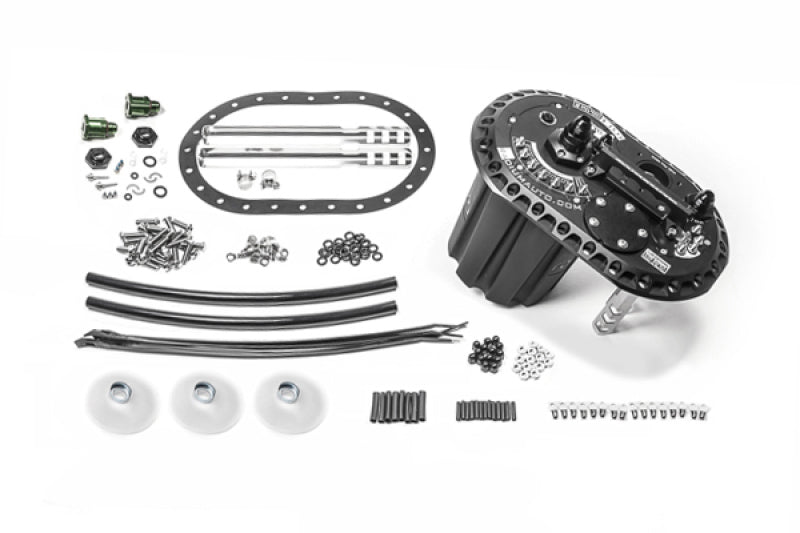Radium Engineering FCST-X Brushless Ti Automotive Surge Tank System with E5LM Fuel Pump Compatibility