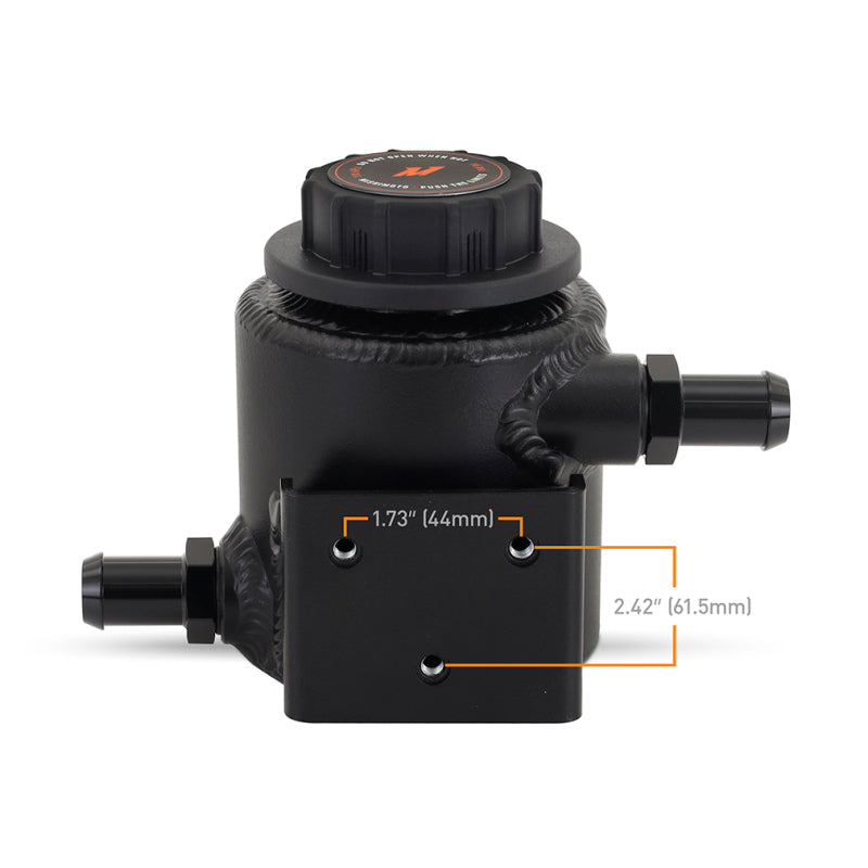 Mishimoto Universal Aluminum Coolant Expansion Tank for Toyota Tundra and Tacoma – Micro Wrinkle-Black Finish
