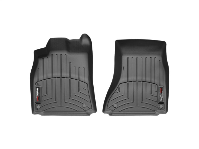 WeatherTech FloorLiner DigitalFit Front Floor Mats for Audi A5, S5 and RS5, Black, Part Number WET442121