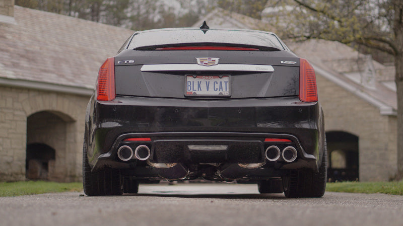 Stainless Works 2016-2019 Cadillac CTS-V Sedan Dual-Mode Exhaust System with 4-Inch Tips and Turbo Mufflers