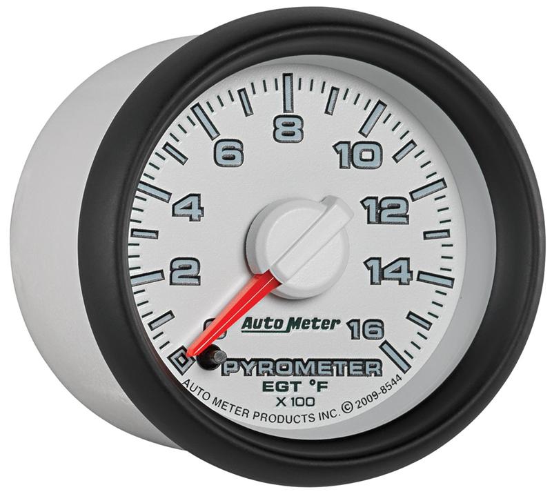 AutoMeter Factory Match 52.4mm Full Sweep Electronic Exhaust Gas Temperature Gauge for Dodge Ram 2500/3500