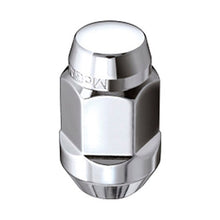 Load image into Gallery viewer, McGard Chrome Bulge Cone Seat Lug Nut Set for Steel and Aluminum Wheels, 1/2-20 Thread, 4 Pieces