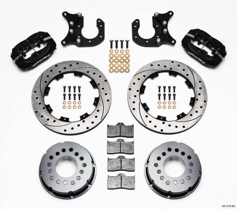 Wilwood Forged Dynalite P/S Rear Disc Brake Kit for Big Ford with 2.50-inch Offset - Model wil140-2118-BD