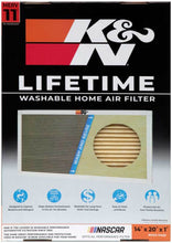 Load image into Gallery viewer, K&amp;N HVAC Filter Part Number KNNHVC-11420 * 14 x 20 x 1 Inch Washable and Reusable Synthetic Air Filter for Home HVAC Systems