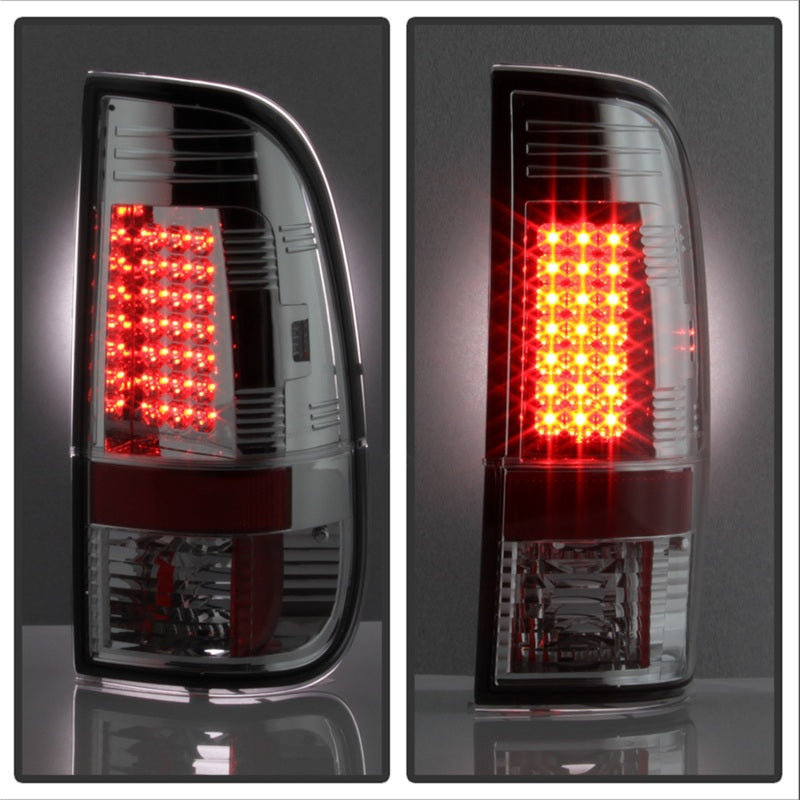 Spyder Ford F150 and Super Duty LED Tail Lights Chrome Pair - Part #SPY5003478