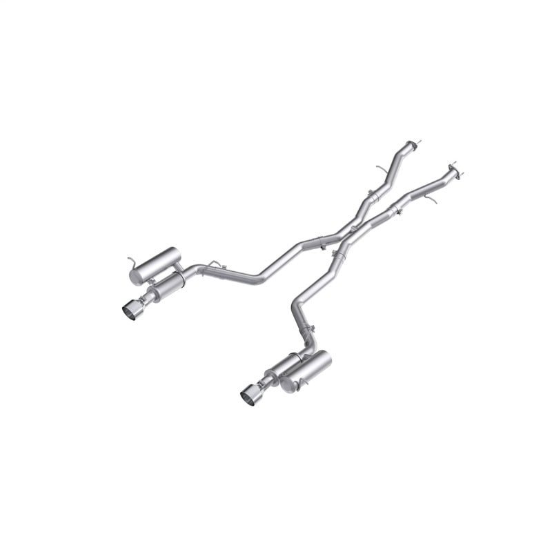 MBRP Armor Lite Series 3-Inch Cat-Back Dual Rear Exit Exhaust System for 2011-2013 Dodge Durango