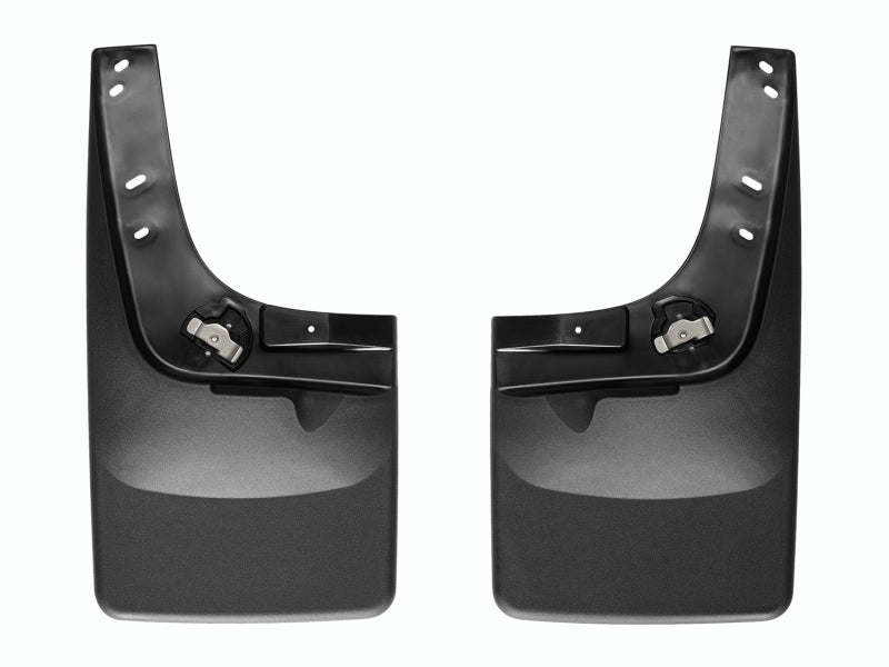 WeatherTech DigitalFit No-Drill MudFlaps for 2014 GMC Sierra 1500, 2500 HD, 3500 HD * Black