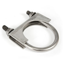 Load image into Gallery viewer, Stainless Works 2-inch Stainless Steel Saddle Clamp (Part Number: sswSSC200)