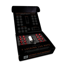 Load image into Gallery viewer, Mishimoto Aluminum Locking Lug Nuts 1/2 x 20 - 23-Piece Set in Neo Chrome