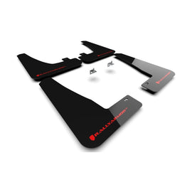 Rally Armor 22-26 Tesla Model X Black UR Mud Flap with Red Logo – Durable Polyurethane Protection