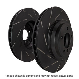 EBC USR2066R USR Series Slotted Rear Brake Rotor Set for BMW X3 and Toyota GR Supra