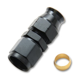 Vibrant -8AN Female to 3/8 Inch Tube Adapter Fitting with Brass Olive Insert