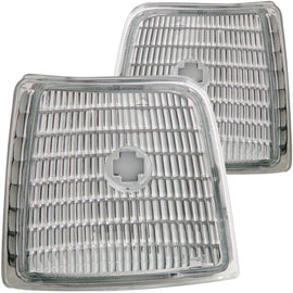 ANZO Euro Crystal Side Marker Light Assembly for Ford F-150 (1992-1996), Pair, Chrome Finish
