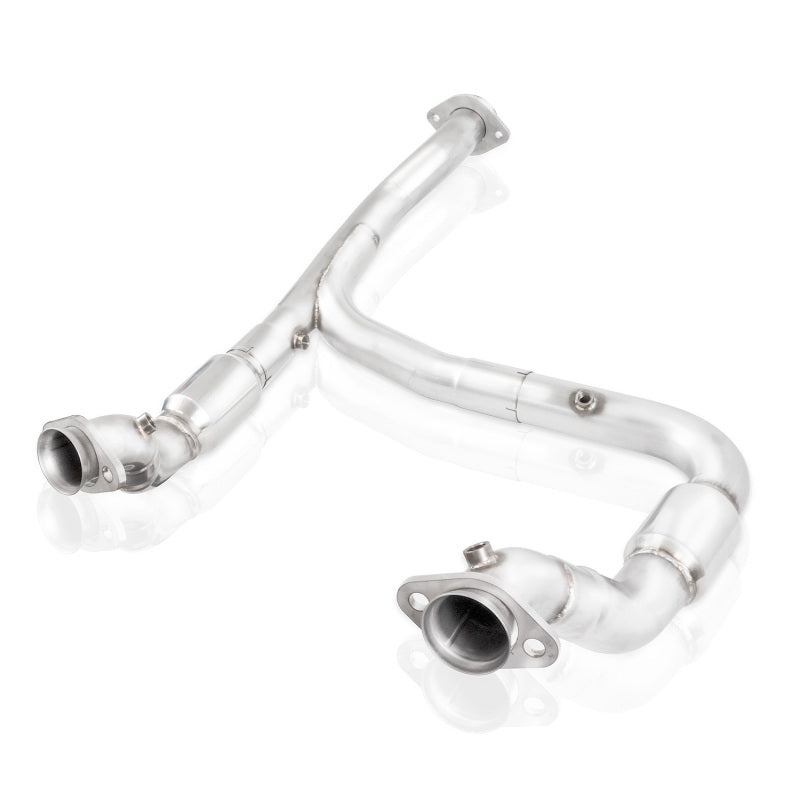 Stainless Works 15-20 Ford F-150 3.5L EcoBoost Downpipe with Catted Lead Pipes and Y-Pipe