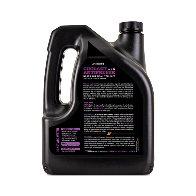 Mishimoto Liquid Chill OE Coolant for North American Vehicles – Purple, Part Number misMMRA-LC-EG-PR