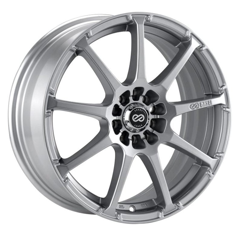 Enkei EDR9 17x8 Silver Alloy Wheel with 5x100/114.3 Bolt Pattern and 45mm Offset
