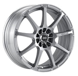 Enkei EDR9 17x8 Silver Alloy Wheel with 5x100/114.3 Bolt Pattern and 45mm Offset