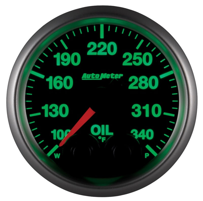 AutoMeter Elite 52mm Oil Temperature Gauge Part Number ATM5640 – Accurate Digital Readings for Engine Performance and Safety