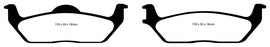 EBC Greenstuff 6000 Series Rear Brake Pads for Ford F-150 and Lincoln Mark LT