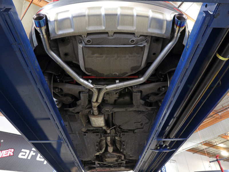 aFe MACH Force-Xp 13-16 Audi Allroad Stainless Steel Axle-Back Exhaust with Polished Tips