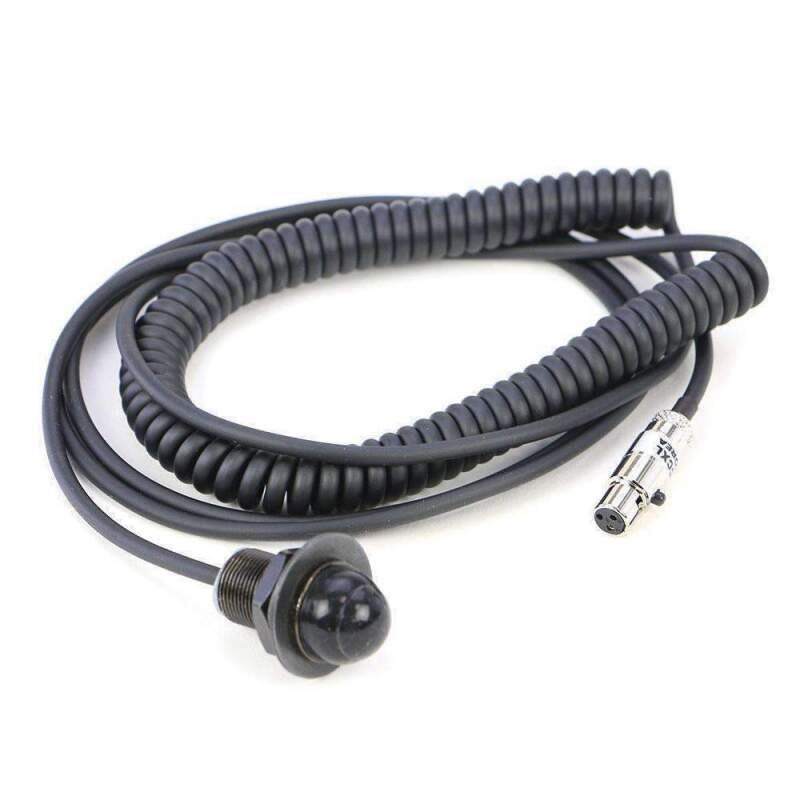 Rugged Radios Hole Mount Steering Wheel Push to Talk Cable (PTT) with Coil Cord