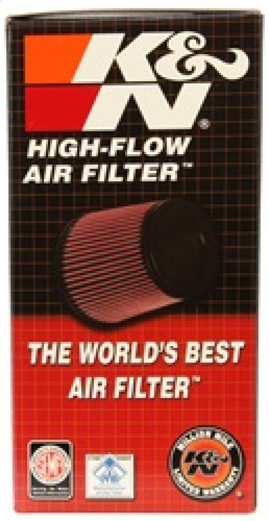 K&N Engineering Universal Rubber Air Filter - 2 7/16 inch Flange, 3 3/4 inch OD, 6 inch Height