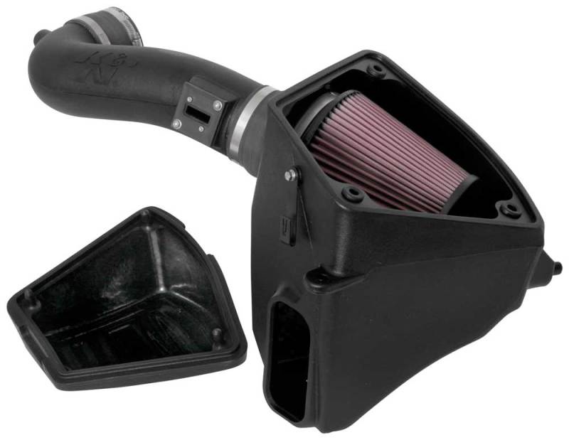 K&N Engineering 63-3109 Enclosed Cold Air Intake System for 2019 Chevrolet Silverado and GMC Sierra 1500 with V8-5.3/6.2L Engines