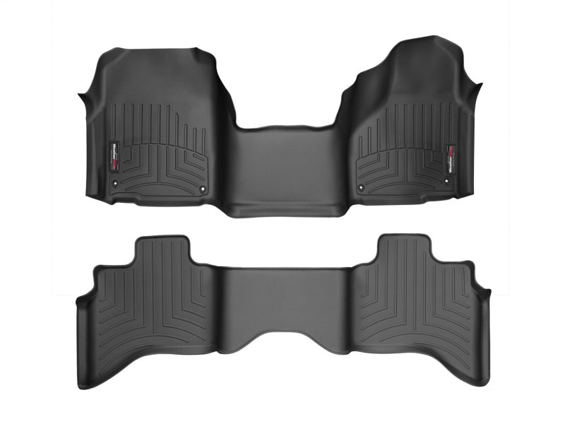WeatherTech FloorLiner DigitalFit for 2012-2013 Ram 1500 and 2500 - Front and Rear, Black