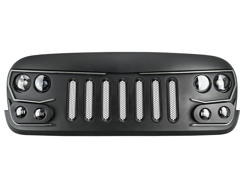 ORACLE Lighting Vertical Mesh Inserts for Vector Grille (JK Model Only) – Enhance Your 2007-2018 Jeep Wrangler