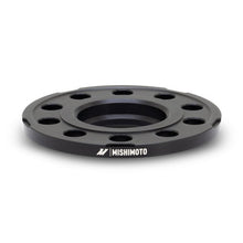 Load image into Gallery viewer, Mishimoto 5x120 Wheel Spacers with 72.6mm Center Bore - 10mm Thickness, M14x1.25 Grade-12.9 Bolts, Black Anodized Finish