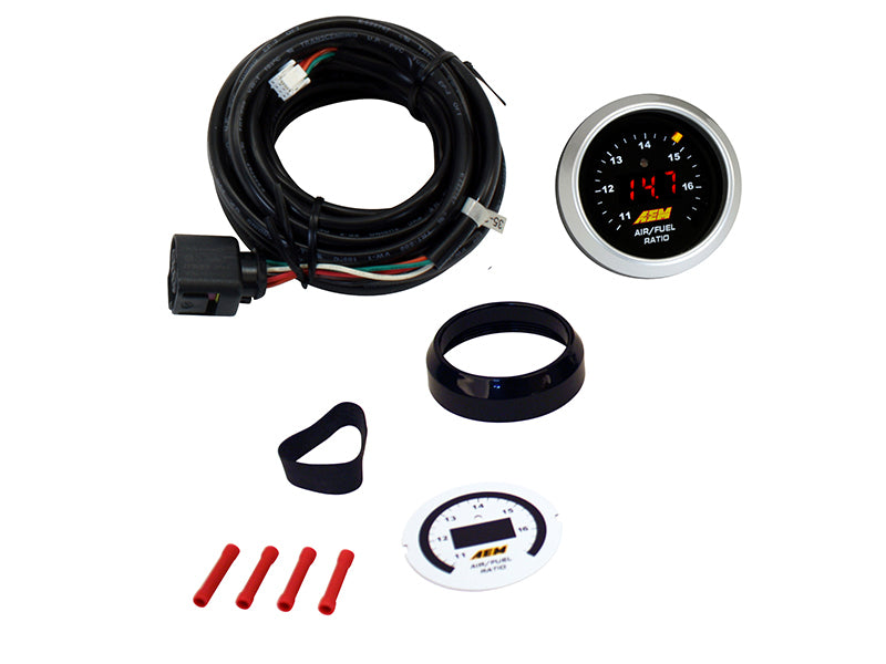 AEM Digital Wideband UEGO Gauge without Sensor – Accurate Air/Fuel Ratio Monitoring for Engine Tuning