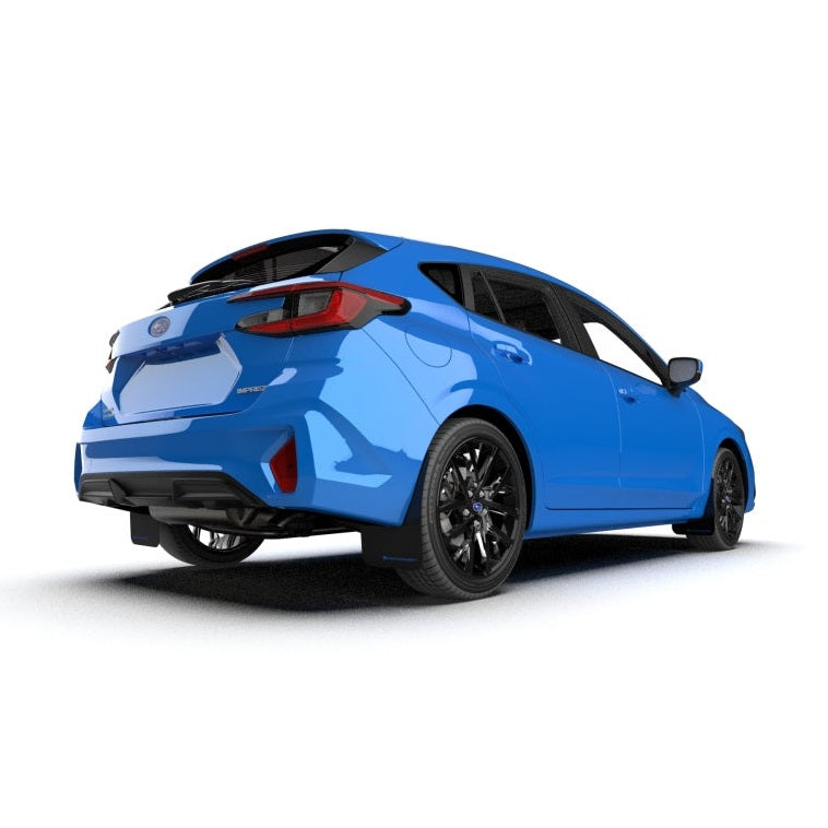 Rally Armor 24-25 Subaru Impreza Black UR Mud Flap with Grey Logo