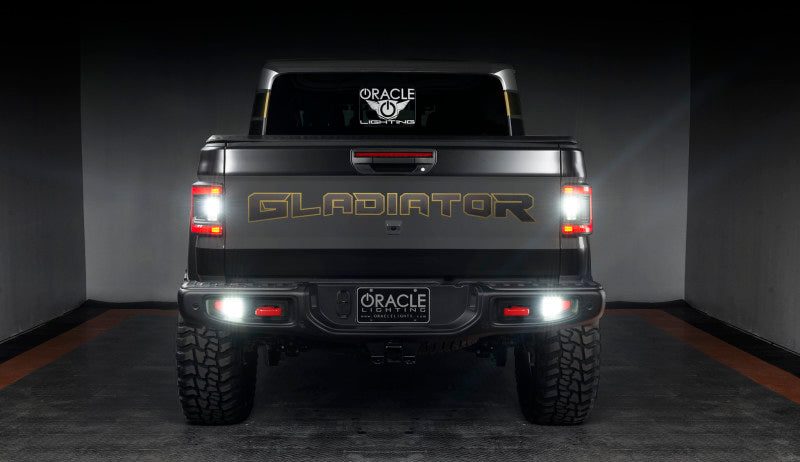 Oracle Lighting Rear Bumper LED Reverse Lights for Jeep Gladiator JT – 1500 Lumens, 6000K White