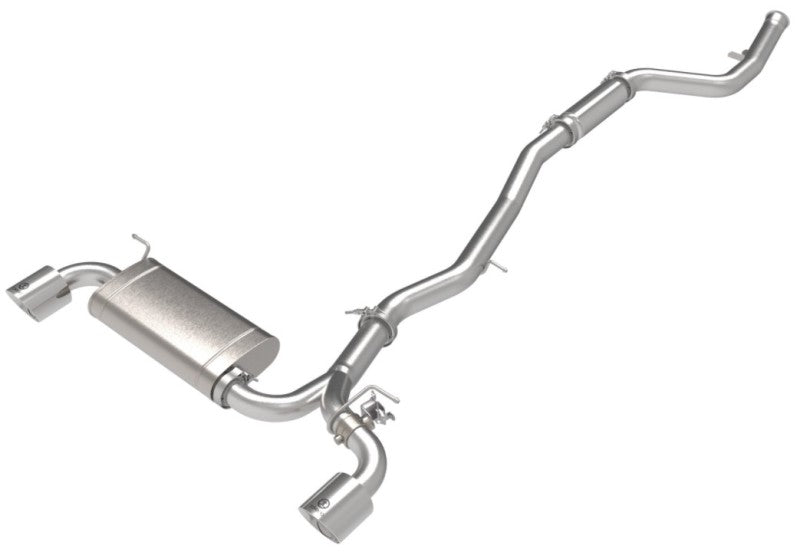 aFe POWER Takeda 2021-2024 Toyota Supra 2.0L Cat-Back Exhaust System with Polished Tips