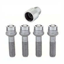 Load image into Gallery viewer, McGard Wheel Lock Bolt Set - Radius Seat, M14x1.5 Thread, Chrome Finish, 4-Pack
