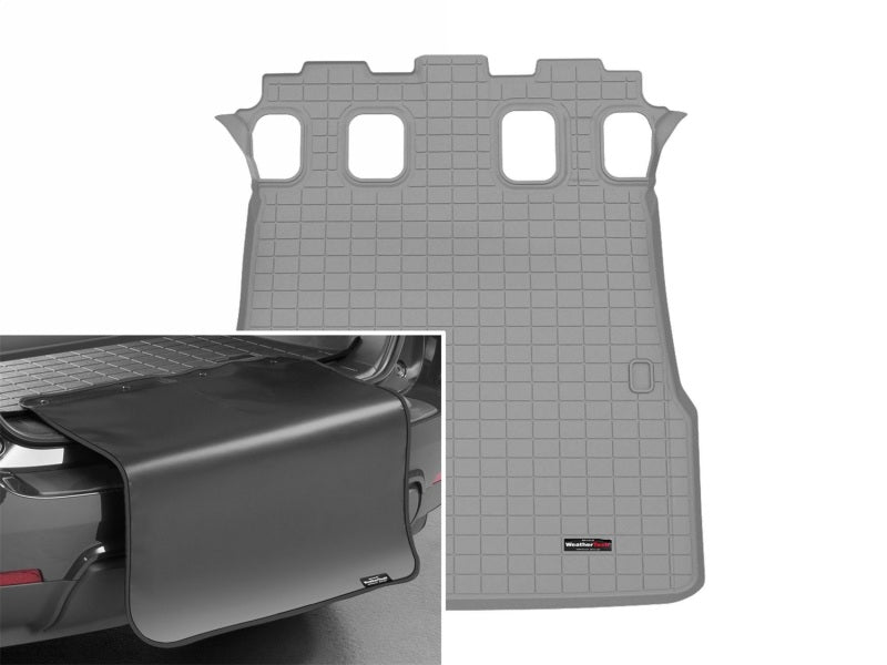 WeatherTech WET421828SK Cargo Liner with Bumper Protector for 2025-2026 Toyota 4Runner, Gray