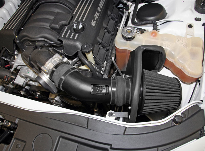 K&N Engineering Black Performance Intake Kit for 2011-2015 Dodge Challenger, 2012-2014 Dodge Charger, 2012-2015 Chrysler 300 with Part Number KN-71-2545