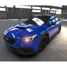 Load image into Gallery viewer, Rally Armor 22-25 Subaru WRX UR Series Black Mud Flaps with Orange Logo Part RalMF92-UR-BLK/OR