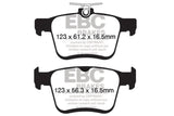 EBC Yellowstuff Rear Brake Pads for Volkswagen Golf and Audi A3 * High-Performance Street and Track Use