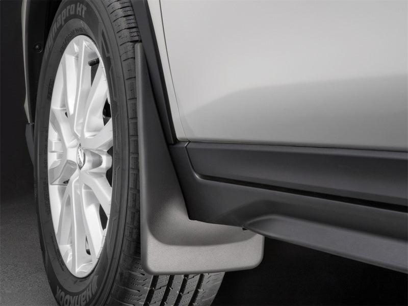 WeatherTech WET110070 DigitalFit No-Drill Front MudFlaps for 2014-2017 Nissan Rogue, Black
