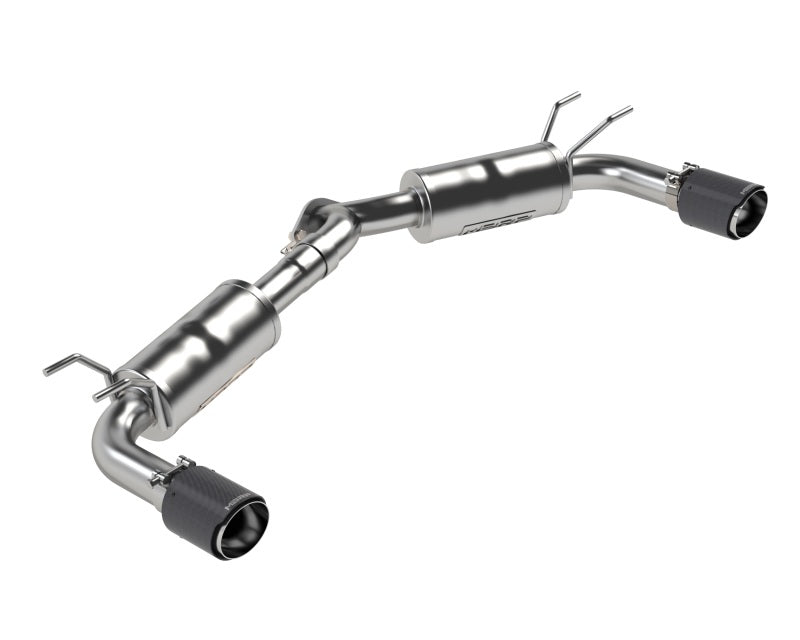 MBRP Armor BLK Series Axle-Back Exhaust System for Mazda 3 with Carbon Fiber Tips - 2.5 Inch Dual Rear Exit