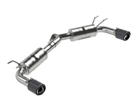 MBRP Armor BLK Series Axle-Back Exhaust System for Mazda 3 with Carbon Fiber Tips - 2.5 Inch Dual Rear Exit