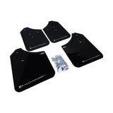 Rally Armor UR Series Black and Silver Logo Mud Flaps for Subaru Impreza (2004-2007) - Durable Polyurethane Design