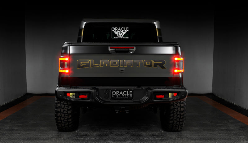 Oracle 2020+ Jeep Gladiator JT Flush Mount LED Tail Lights with Tinted Lens