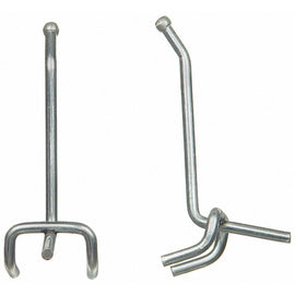 Fel-Pro HK2 Pegboard Hooks - 2-inch, 100-Pack for Automotive and Repair Use